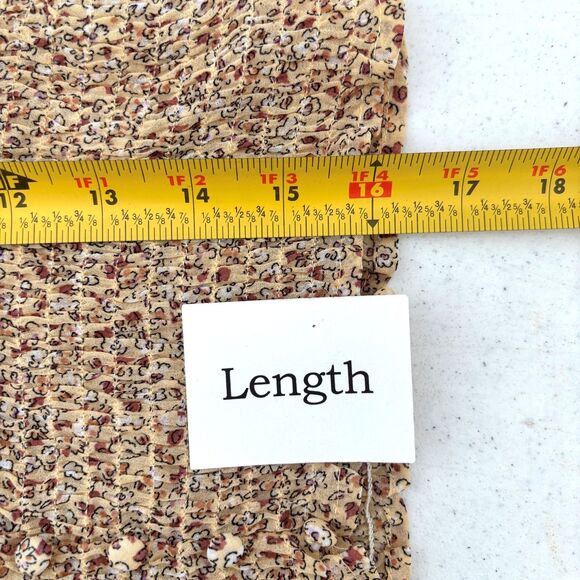 Active USA Womens Juniors Earthy Granola Crop Top Medium Cottage Milkmaid Fairy - Picture 7 of 7